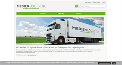 Desktop Screenshot of ml-medienlogistik.de