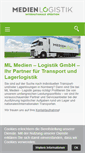 Mobile Screenshot of ml-medienlogistik.de